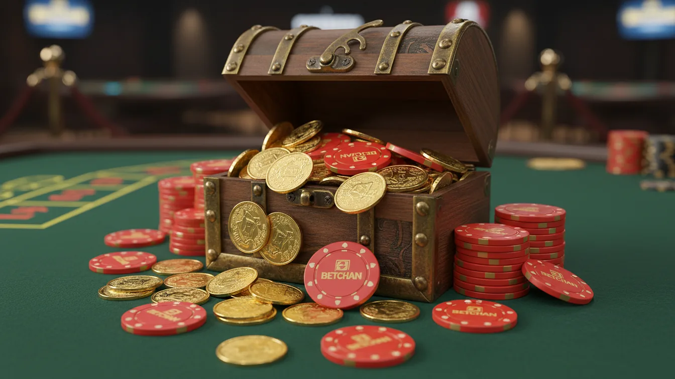 Betchan city at night - online casino